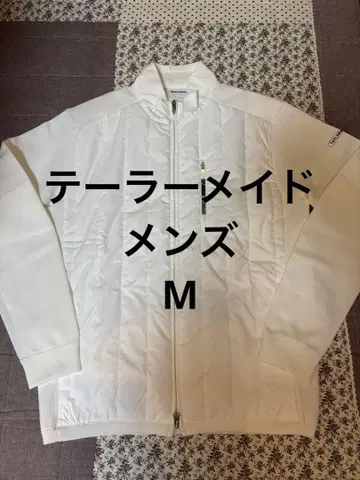 테일러메이드 골프웨어 웜 풀 집업 스웨터 M 사이즈 화이트