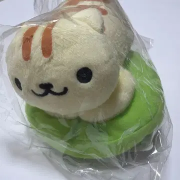 냥코 아츠메 크림 호랑이 봉제 인형 키링