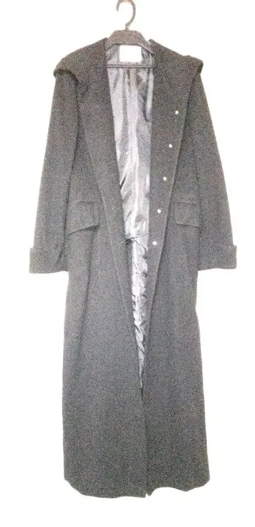 여성용 롱 코트 (블랙)