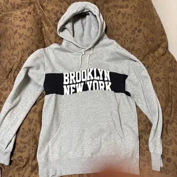 Champion 그레이 후드티 X-LARGE