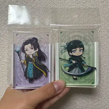 약사의 혼잣말 진시 마오마오 아크릴 블록 할로윈 괴기담 페어