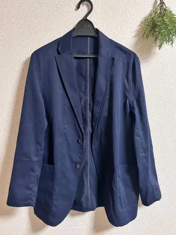 nano universe 네이비 테일러드 자켓 세트