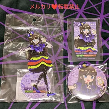 프리파라 아로마 할로윈 코와 좋아요 아크릴 스탠드 캔뱃지 특전