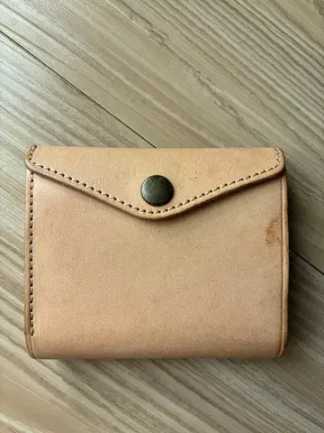 STUDIUM 접이식 지갑 마이크로 월렛 천연색 아이보리