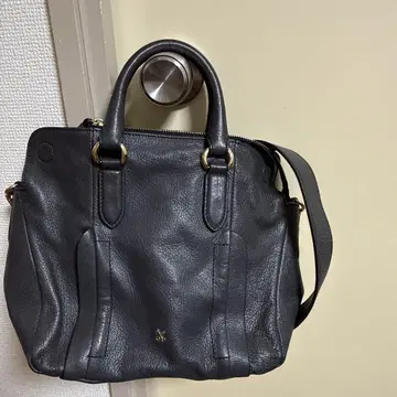 sazaby 가죽 숄더백 블랙