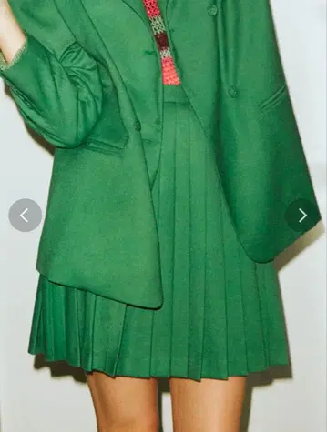 jouetie 니 길이 플리츠 스커트