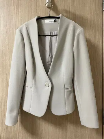 라이트 그레이 테일러드 자켓 1버튼