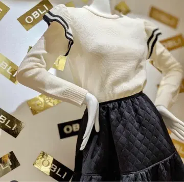 OBLI 오블리 프릴 니트 seven ten 셀포드