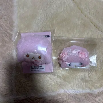 산리오 마이 스위트 피아노 봉제 인형 앞머리 클립