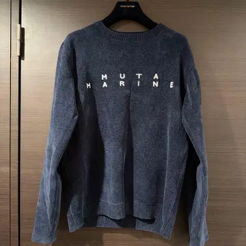MUTA MARINE 사이즈 5 네이비 크루넥 스웨터