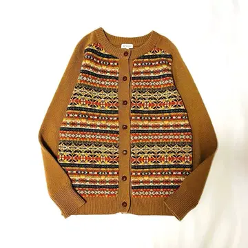 MACKINTOSH PHILOSOPHY 노르딕 무늬 가디건 38