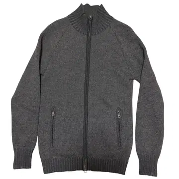 5351 POUR LES HOMMES 니트 풀 집업 그레이 울