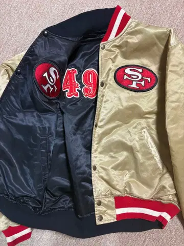 새상품급 49ers 바시티 자켓 리버서블 NFL starter [ L ]