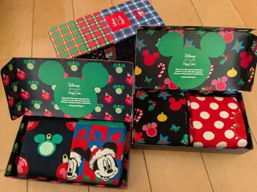 [ 크리스마스 ] Disney Happy Socks 양말 세트 총 4켤레