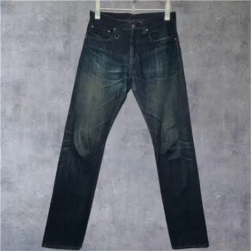 소프넷 슬림핏 셀비지 데님 팬츠 w29 일본제