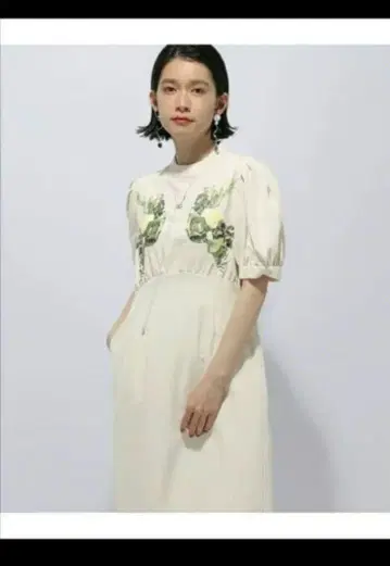 HARE 플라워 스트레이트 원피스 꽃무늬