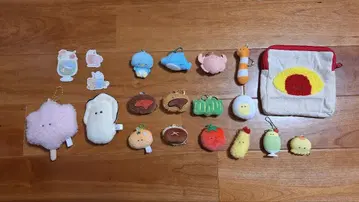 동그란 눈 봉제 인형 세트 동그란 눈의 씰 니코리-의 파우치