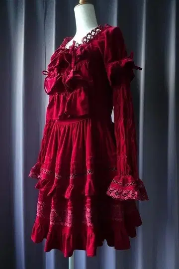 최초기품 Baby the stars shine 벨벳 2WAY 원피스