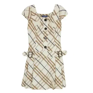 BLUE LABEL 블루라벨 체크 원피스 베이지 계열 36