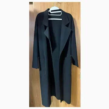 블랙 롱 코트 / coca