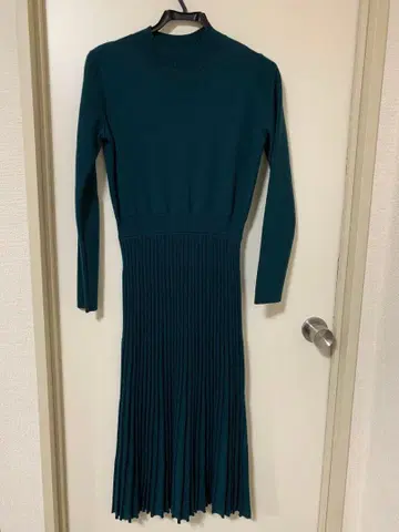 매킨토시 철학 니트 원피스 다크 그린 38