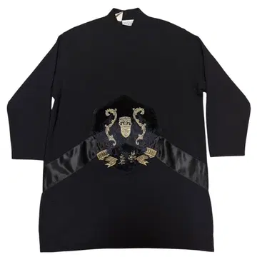 GIANFRANCO FERRE 이탈리아제 스웨터 니트 원피스 블랙