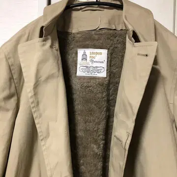 LONDON FOG 스텐카라 코트 라이너 베이지 VINTAGE 구제 의류