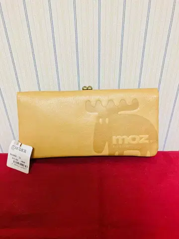 moz 모즈 스웨덴제 천연 가죽 장지갑 카멜 브라운 택 포함 새상품