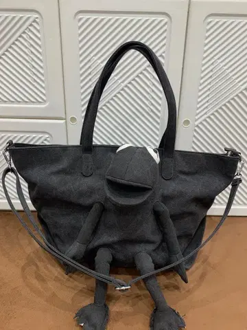 미카레미카레 개구리 백 토트 숄더 2way 블랙