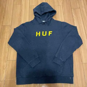 HUF 후드티 2종 세트 (헤더 네이비, 와인 레드)