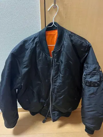 알파 MA-1 플라이트 자켓 블랙 L