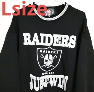 [ 새상품 ] NFL RAIDERS 레이더스 맨투맨 트레이닝복 Lsize