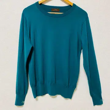 Vandori 뱅드림 남성용 울 니트 사이즈 2 (M) 그린