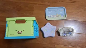 스미코구라시 접이식 박스 트레이 캔 케이스 파우치