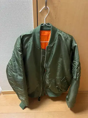 알파 MA-1 플라이트 자켓 그린 L