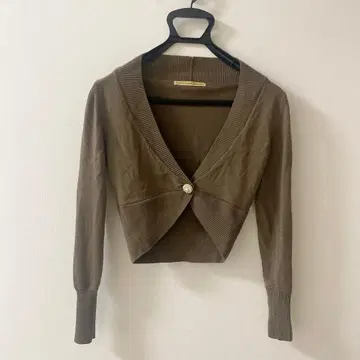 [ 새상품급 ] LAPIS LUCE PER BEAMS 볼레로 긴팔 가디건