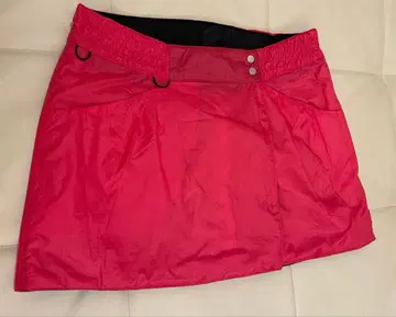 핑크, 블랙 리버서블 충전솜 랩스커트 여성용 NIKE 골프