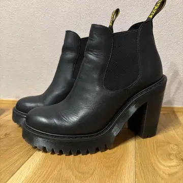 닥터마틴 하스톤 가죽 힐 첼시 부츠