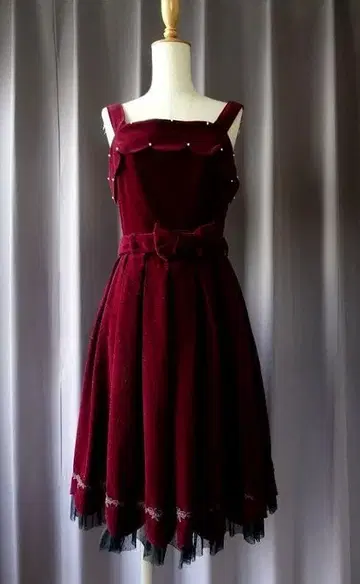 INNOCENT WORLD 벨벳 JSK