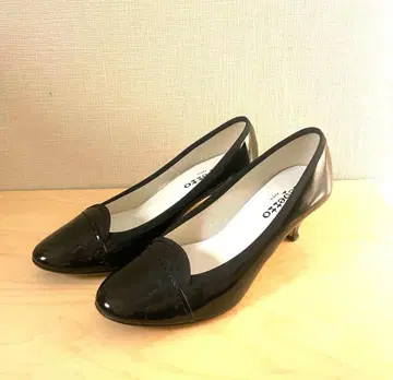 [ 새상품급 ] repetto 블랙 펌프스 약 5cm 힐