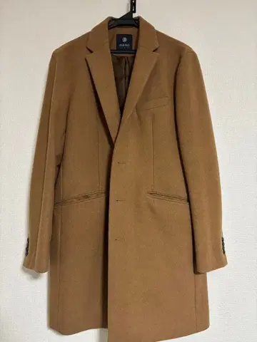 나노 유니버스 브라운 체스터 코트