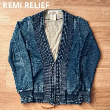 REMI RELIEF 레미 리프 인디고 가디건 M