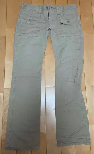 Lee 베이지 스트레이트 데님