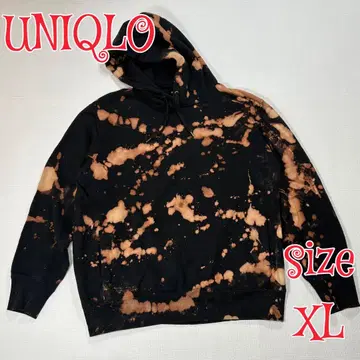오리지널 손염색 UNIQLO 맨투맨 풀후드티 개조 XL 유니클로