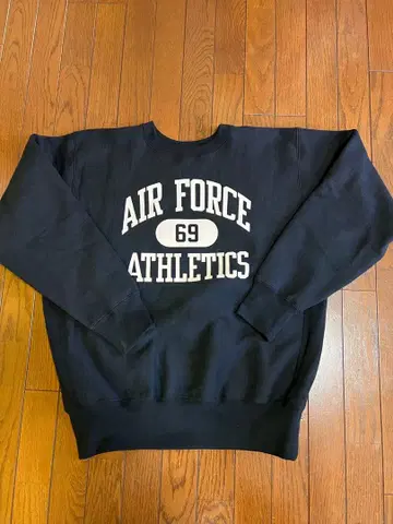 리얼 맥코이 AIR FORCE 맨투맨 3단 프린트 미사용 새상품 L