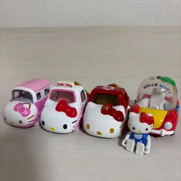 [토미카] 헬로키티/Hello Kitty 미니카 4대 세트 산리오