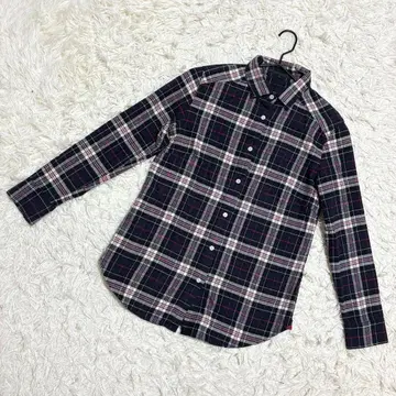 ANAYI 고품질 플란넬 셔츠 체크 무늬 긴팔 코튼 캐주얼