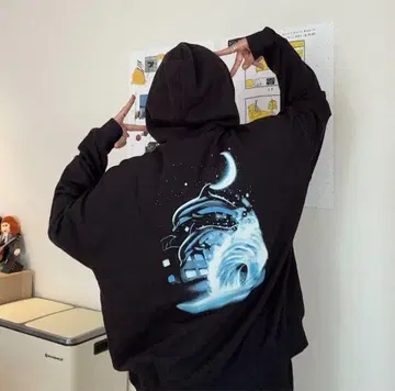 [AIM 한정판] 아이묭 돌아파 돌고래? 맨투맨 사이즈 M