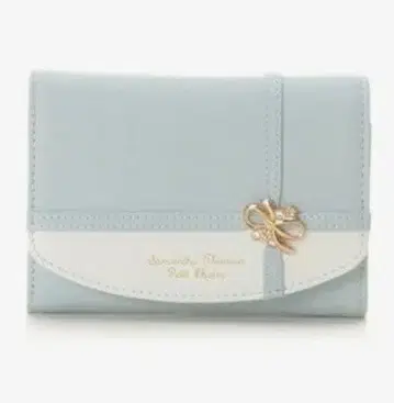 사만다 타바사 쁘띠 초이스 리본 랩핑 접이식 지갑 가죽