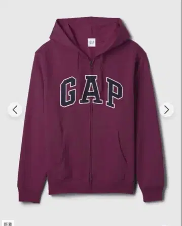 GAP 지퍼 후드티 M 크라운 주얼